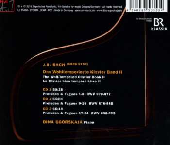 3CD Johann Sebastian Bach: Das Wohltemperierte Klavier II