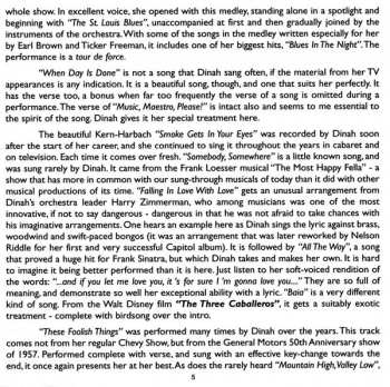 CD Dinah Shore: Dinah, All The Way