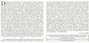 CD Dinah Shore: Love Walked In