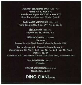 6CD/Box Set Dino Ciani: Deutsche Grammophon Recordings