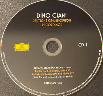 6CD/Box Set Dino Ciani: Deutsche Grammophon Recordings