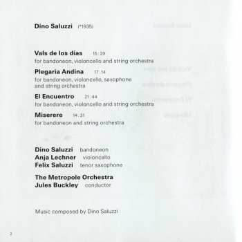 CD Dino Saluzzi: El Encuentro