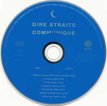 CD Dire Straits: Communiqué