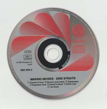 CD Dire Straits: Making Movies