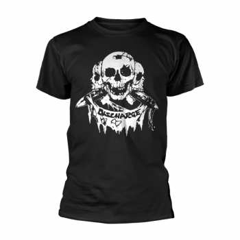 Merch Discharge: Tričko 3 Skulls (black)