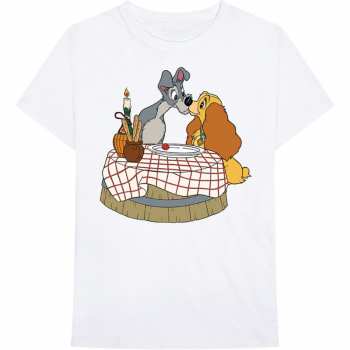 Merch Disney: Tričko Lady & The Tramp - Kissing Pose 