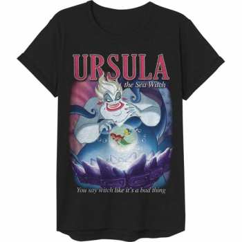Merch Disney: Tričko Little Mermaid Ursula Homage