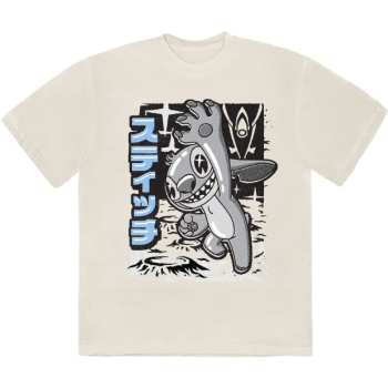 Merch Disney: Tričko Stitch Jump Black & White