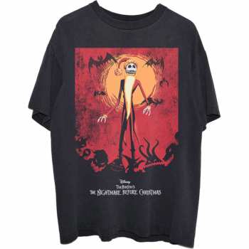 Merch Disney: Tričko The Nightmare Before Christmas Jack Orange Sun & Logo Disney