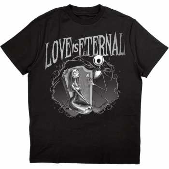 Merch Disney: Tričko The Nightmare Before Christmas Jack & Sally Love Is Eternal 