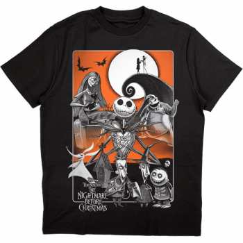 Merch Disney: Tričko The Nightmare Before Christmas Orange Moon 