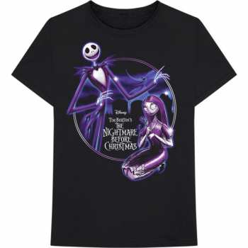 Merch Disney: Tričko The Nightmare Before Christmas Purple Graveyard 