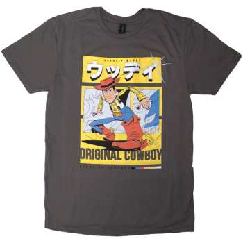 Merch Disney: Disney Unisex T-shirt: Toy Story Original Cowboy (charcoal Grey) (small) S