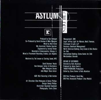 CD Disturbed: Asylum