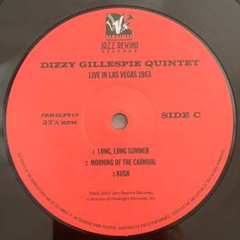 LP Dizzy Gillespie Quintet: Live in Las Vegas 1963
