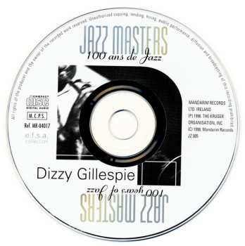 CD Dizzy Gillespie: Jazz Masters (100 Ans De Jazz)