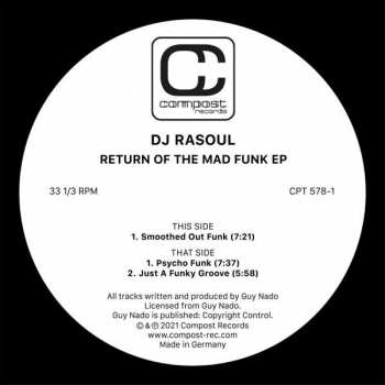 LP DJ Rasoul: Return Of The Mad Funk EP
