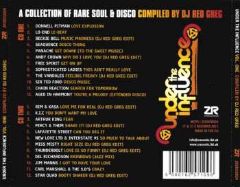 2CD DJ Red Greg: Under The Influence Volume One (A Collection Of Rare Soul & Disco)