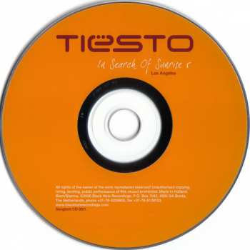 2CD DJ Tiësto: In Search of Sunrise 5: Los Angeles