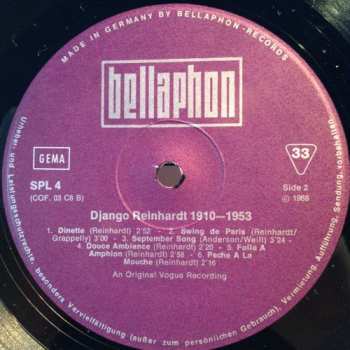 5LP/Box Set Django Reinhardt: 1910 - 1953