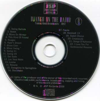 5CD/Box Set Django Reinhardt: Django On The Radio (Transcribed Broadcasts From The Greatest Jazz Guitarist Of His Era)
