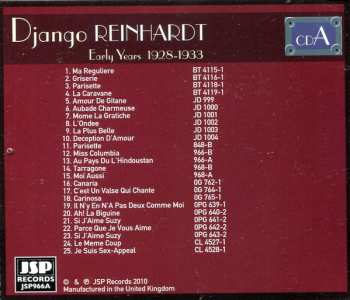 5CD Django Reinhardt: Musette To Maestro 1928-1937 (The Early Work Of A Guitar Genius)