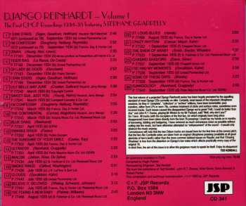 5CD/Box Set Django Reinhardt: The Classic Early Recordings In Chronological Order
