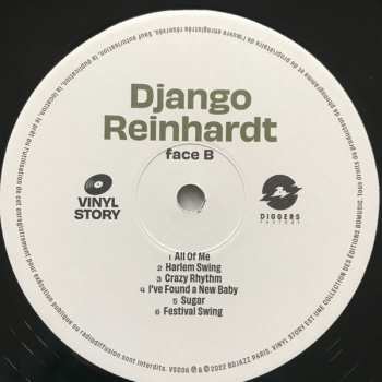 LP Django Reinhardt: Vinyl Story By Jean-Charles Baty
