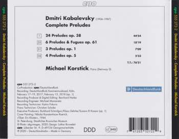 CD Dmitry Kabalevsky: Complete Preludes
