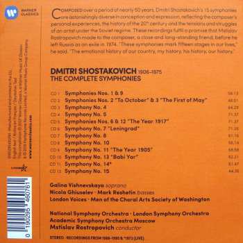 12CD/Box Set Dmitri Shostakovich: The Complete Symphonies