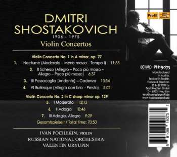 CD Dmitri Shostakovich: Violin Concertos 1 & 2