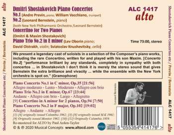 CD Leonard Bernstein: Piano Concertos Nos. 1 & 2, Piano Concertino, Piano Trio