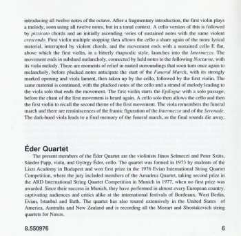 CD Dmitri Shostakovich: String Quartets (Complete) Volume 5 (Nos. 14 And 15)