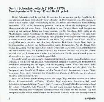 CD Dmitri Shostakovich: String Quartets (Complete) Volume 5 (Nos. 14 And 15)