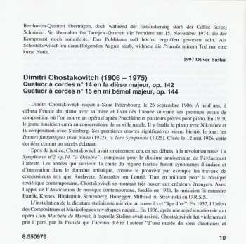 CD Dmitri Shostakovich: String Quartets (Complete) Volume 5 (Nos. 14 And 15)