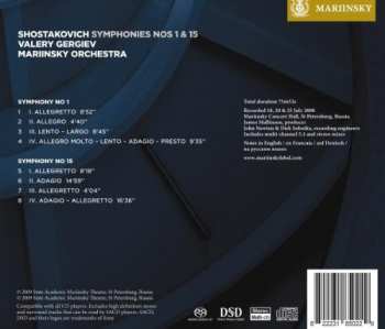 SACD Dmitri Shostakovich: Symphonies Nos. 1 & 15