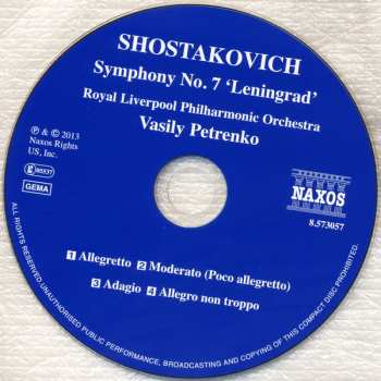 CD Dmitri Shostakovich: Symphony No. 7 'Leningrad'