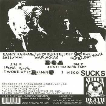 SP D.O.A.: Disco Sucks LTD