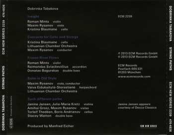 CD Dobrinka Tabakova: String Paths
