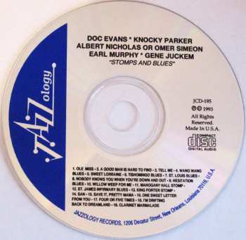 CD Albert Nicholas: Stomps And Blues