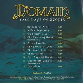 CD Domain: Last Days Of Utopia