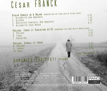 CD César Franck: Violin Sonata In A Major, Prelude, Fugue Et Variation Op. 18, Choral Et Fugue