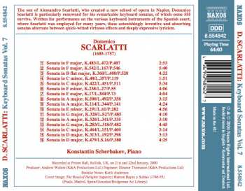 CD Domenico Scarlatti: Complete Keyboard Sonatas Vol. 7