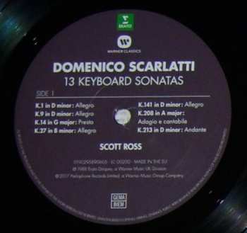 LP Domenico Scarlatti: 13 Keyboard Sonatas