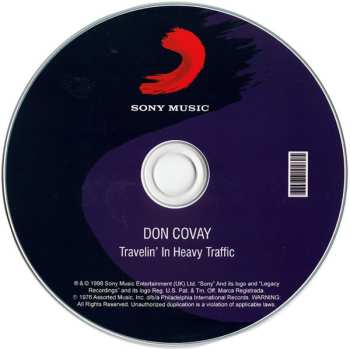 CD Don Covay: Travelin' In Heavy Traffic