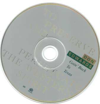 CD Don Edwards: Goin' Back To Texas