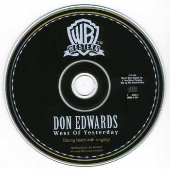 CD Don Edwards: West Of Yesterday