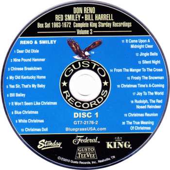 4CD Don Reno: 1963-1972 Complete King Starday Recordings Volume 3