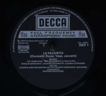 3LP/Box Set Ileana Cotrubas: La Favorita