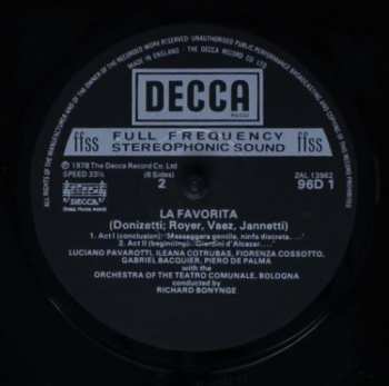 3LP/Box Set Ileana Cotrubas: La Favorita